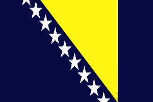 flag of bosnia and herzegovina