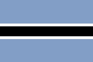 flag of botswana