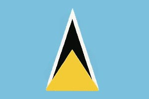 flag of saint lucia